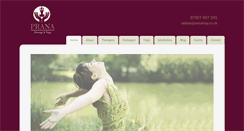 Desktop Screenshot of pranamay.co.uk